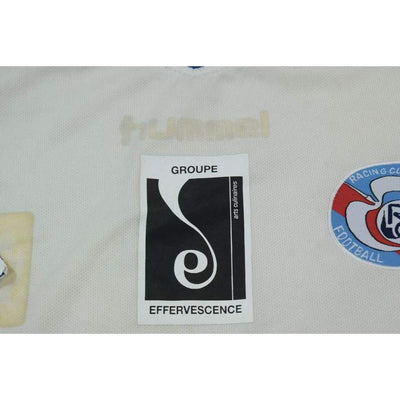 Maillot de football retro RC Strasbourg Alsace N°9 2009-2010 - Hummel - RC Strasbourg Alsace