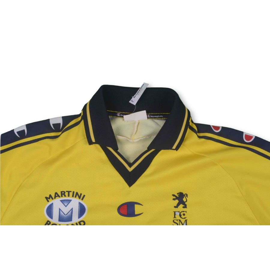 Maillot de football retro supporter dédicacé FC Sochaux-Montbélliard N°17 PEDRETTI 2002-2003 - Champion - FC Sochaux-Montbéliard