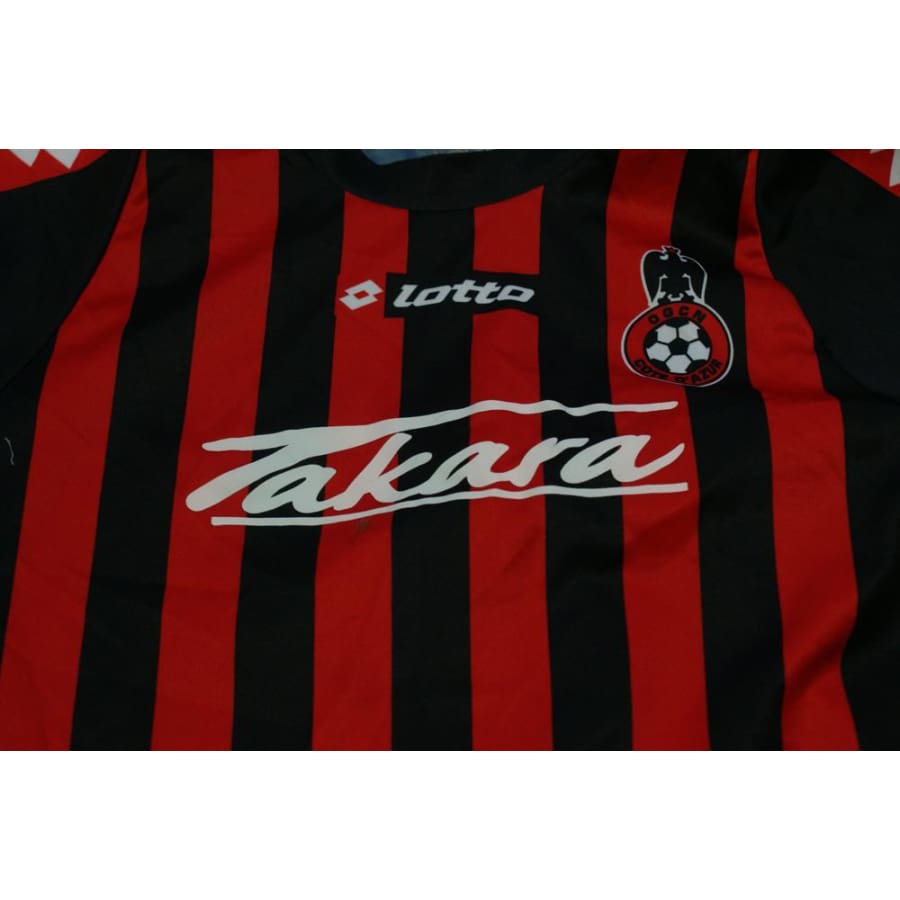 Maillot de football rétro supporter OGC Nice N°9 JONAH années 2000 - Lotto - OGC Nice