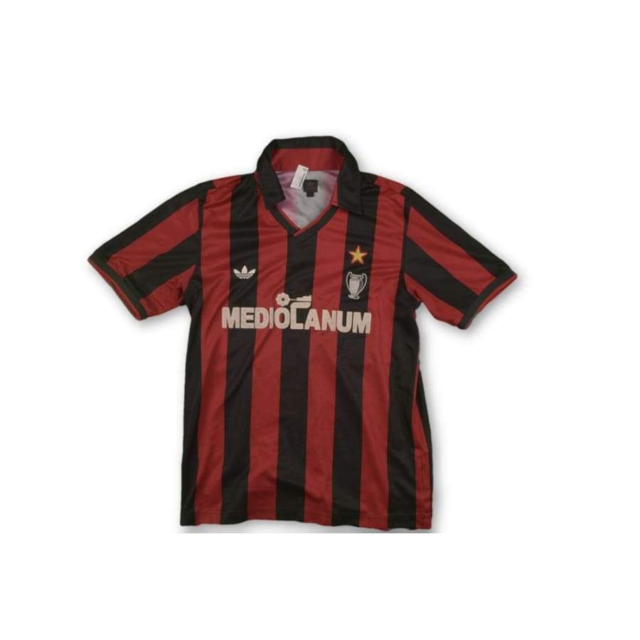 Maillot De Football Vintage AC Milan 1999-2000 - Taille M, Couleur Jaune, Occasion Parfaite