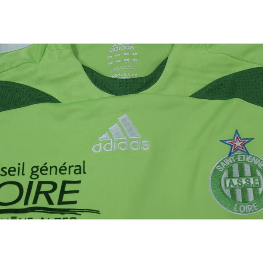 Maillot de football vintage AS Saint-Etienne 2006-2007 - Adidas - AS Saint-Etienne