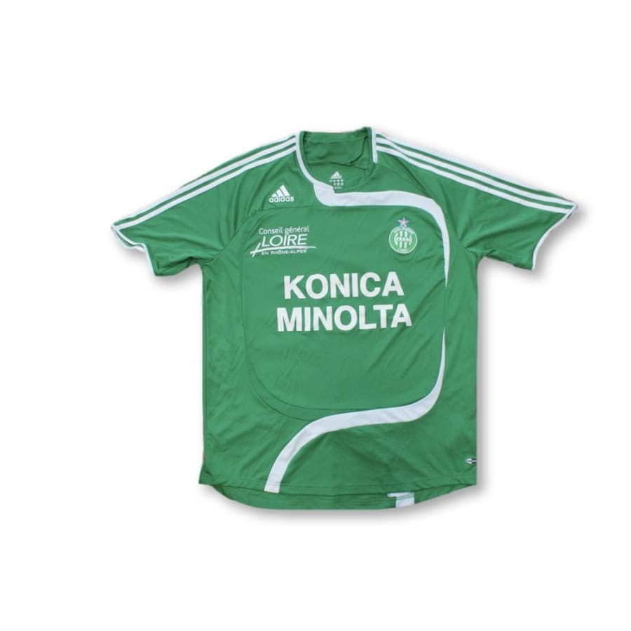 Maillot de football vintage AS Saint-Etienne 2007-2008 - Adidas - AS Saint-Etienne