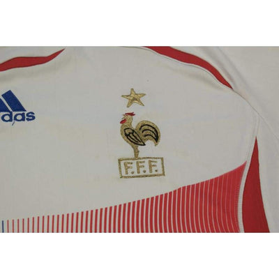 Maillot de football vintage blanc Equipe de France 2006-2007 - Adidas - Equipe de France