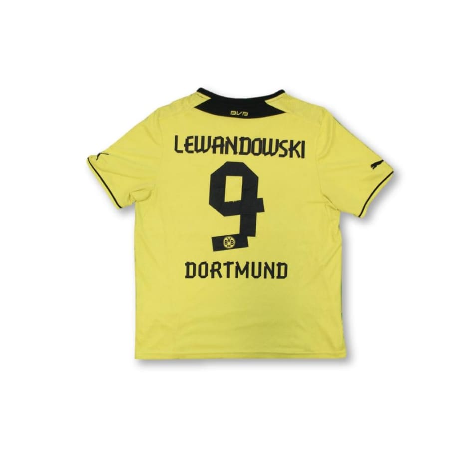 Maillot de football vintage Borussia Dortmund N°9 LEWANDOWSKI 2013-2014 - Puma - Borossia Dortmund