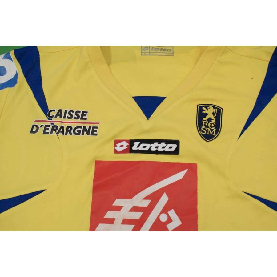 Maillot de football vintage Coupe de France FC Sochaux-Montbéliard 2006-2007 - Lotto - FC Sochaux-Montbéliard