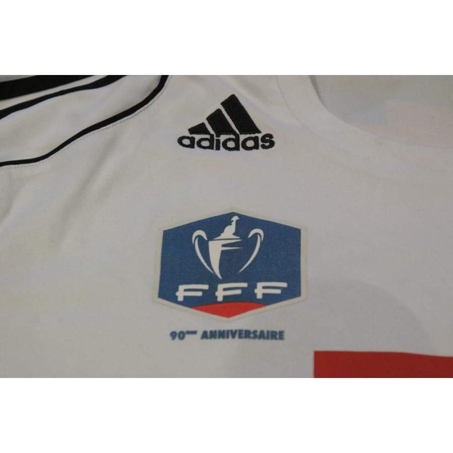 Maillot de football vintage Coupe de France N°10 90ème anniversaire 2007-2008 - Adidas - Coupe de France