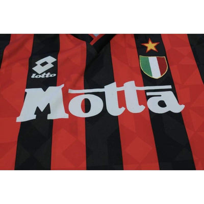 Maillot de football vintage domicile AC Milan 1993-1994 - Lotto - Milan AC