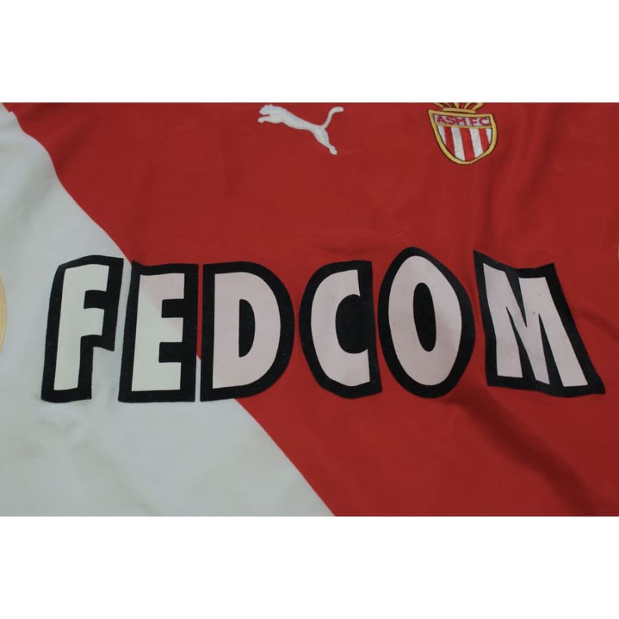 Maillot de football vintage domicile AS Monaco N°15 ZIKOS 2002-2003 - Puma - AS Monaco