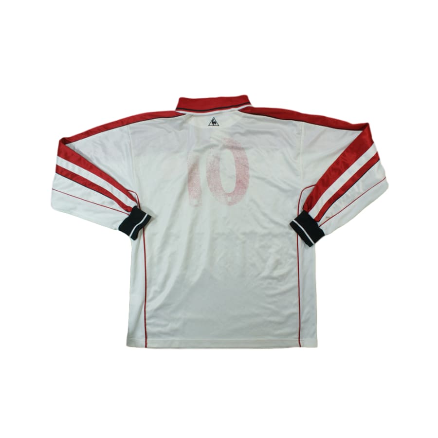 Maillot de football vintage domicile AS Nancy Lorrain N°10 années 1990 - Le coq sportif - AS Nancy Lorraine