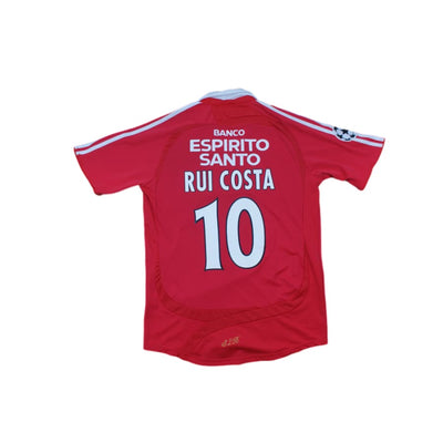 Maillot de football vintage domicile Benfica Lisbonne N°10 RUI COSTA 2008-2009 - Adidas - Benfica Lisbonne