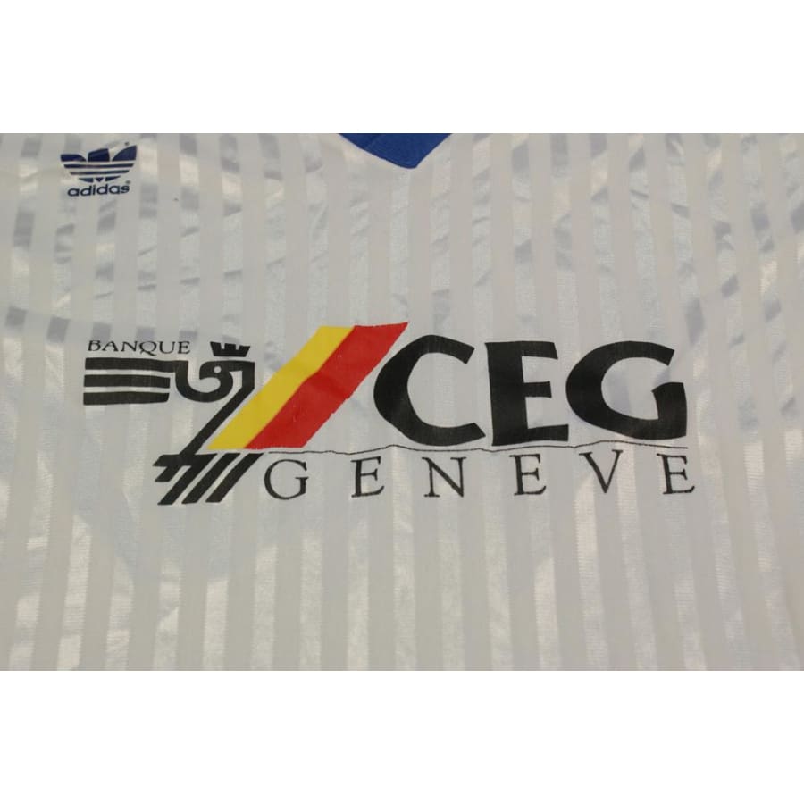 Maillot de football vintage domicile CEG Genève N°13 années 1990 - Adidas - Autres championnats
