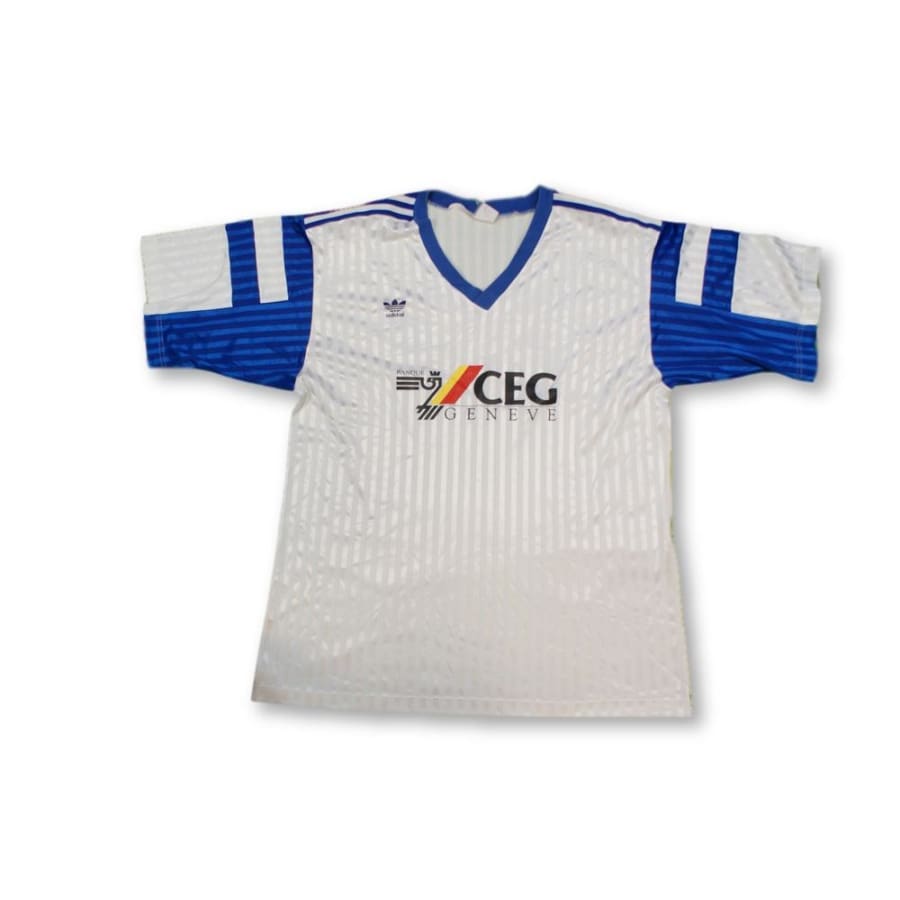 Maillot de football vintage domicile CEG Genève N°13 années 1990 - Adidas - Autres championnats