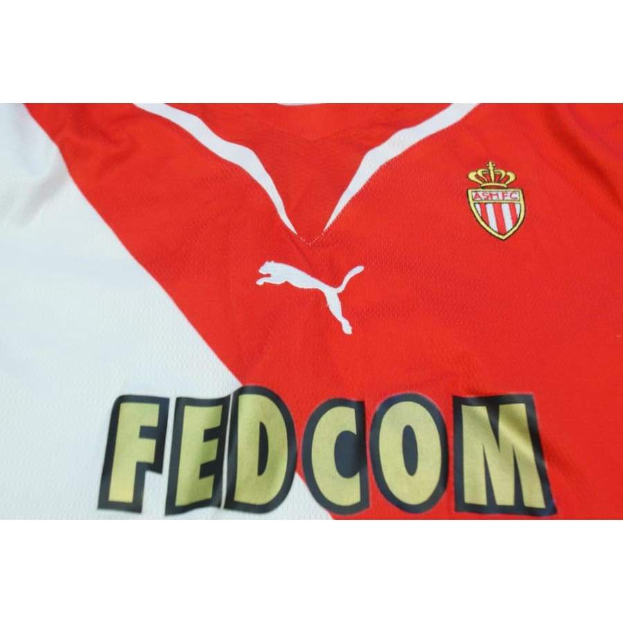 Maillot de football vintage domicile enfant AS Monaco N°10 PARK 2009-2010 - Puma - AS Monaco