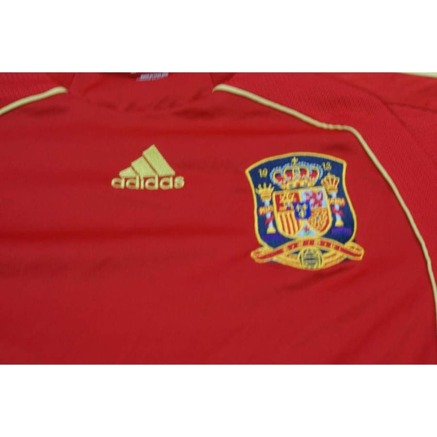 Maillot de football vintage domicile enfant équipe dEspagne 2008-2009 - Adidas - Espagne