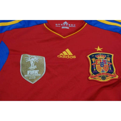 Maillot de football vintage domicile enfant équipe dEspagne 2010-2011 - Adidas - Espagne