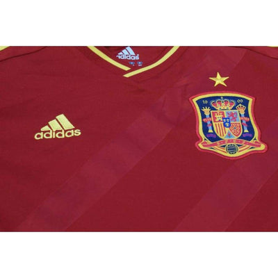 Maillot de football vintage domicile enfant équipe dEspagne N°10 MAXIME 2011-2012 - Adidas - Espagne