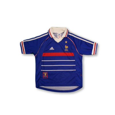 Maillot de football vintage domicile enfant Equipe de France 1998-1999 - Adidas - Equipe de France