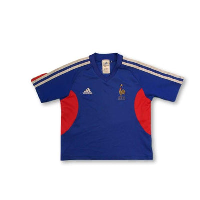 Maillot de football vintage domicile enfant Equipe de France 2002-2003 - Adidas - Equipe de France