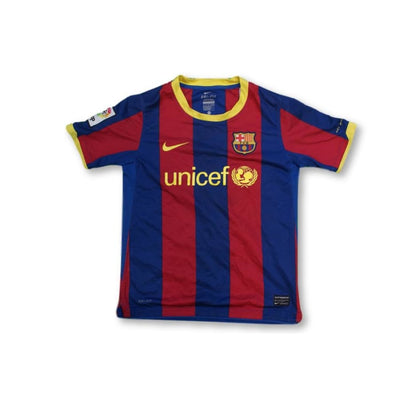 Maillot de football vintage domicile enfant FC Barcelone N°10 MESSI 2010-2011 - Nike - Barcelone