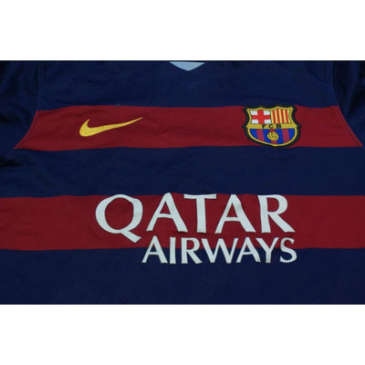 Maillot de football vintage domicile enfant FC Barcelone N°11 NEYMAR 2015-2016 - Nike - Barcelone