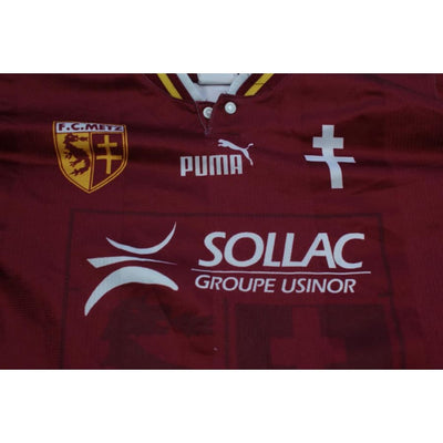 Maillot de football vintage domicile enfant FC Metz 1997-1998 - Puma - FC Metz