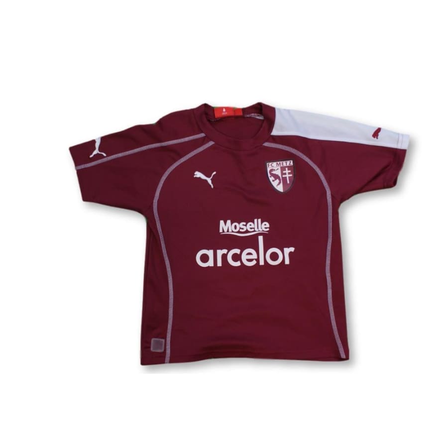 Maillot de football vintage domicile enfant FC Metz N°10 ALEXIS 2005-2006 - Puma - FC Metz