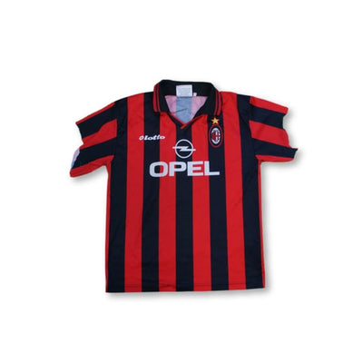 Maillot de football vintage domicile enfant Milan AC N°3 MALDINI 1997-1998 - Lotto - Milan AC
