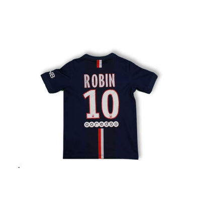 Maillot de football vintage domicile enfant Paris Saint-Germain PSG N°10 ROBIN 2014-2015 - Nike - Paris Saint-Germain
