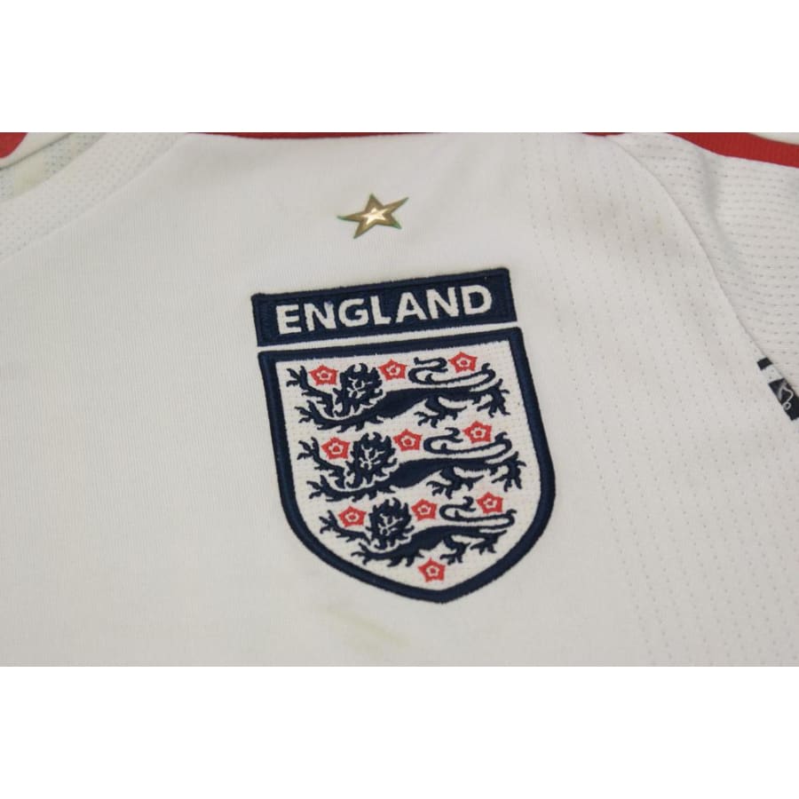 Maillot de football vintage domicile équipe dAngleterre 2007-2008 - Umbro - Angleterre
