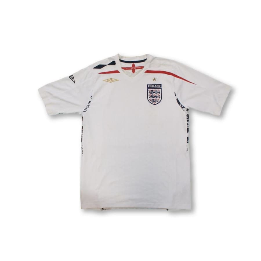 Maillot de football vintage domicile équipe dAngleterre 2007-2008 - Umbro - Angleterre