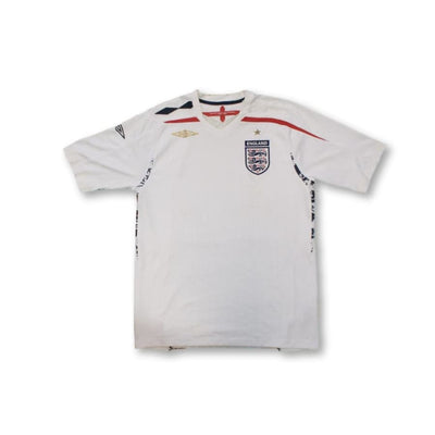 Maillot de football vintage domicile équipe dAngleterre 2007-2008 - Umbro - Angleterre