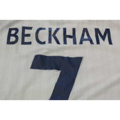 Maillot de football vintage domicile équipe dAngleterre N°7 BECKHAM 2007-2008 - Umbro - Angleterre