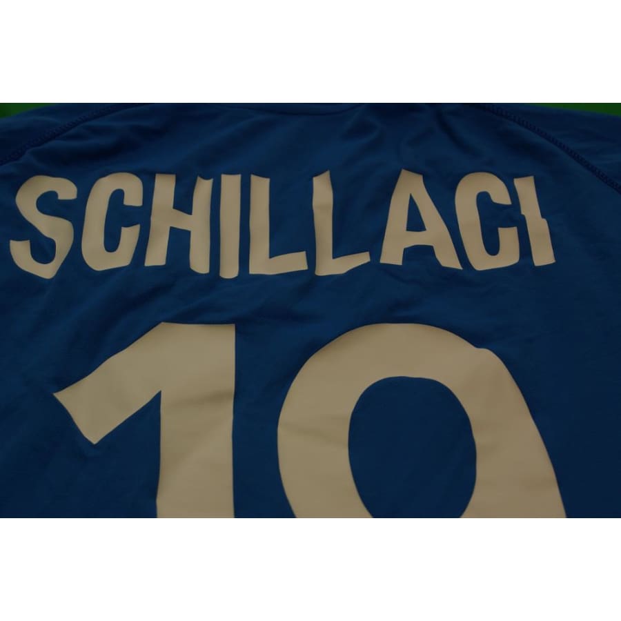 Maillot de football vintage domicile équipe dItalie N°19 SCHILLACI années 1990 - Kappa - Italie