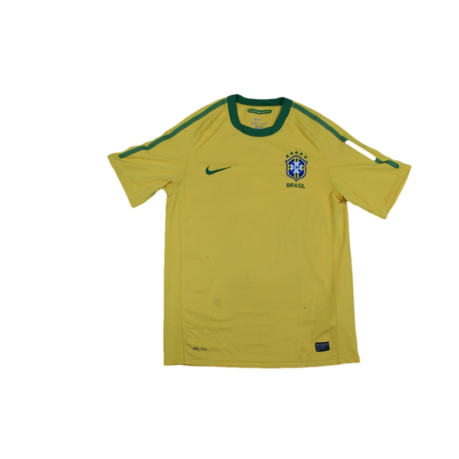 Maillot de football vintage domicile équipe du Brésil 2010-2011 - Nike - Brésil
