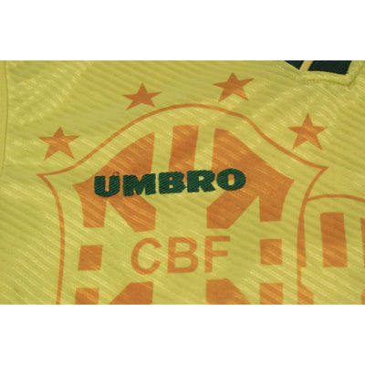 Maillot de football vintage domicile équipe du Brésil N°10 1994-1995 - Umbro - Brésil