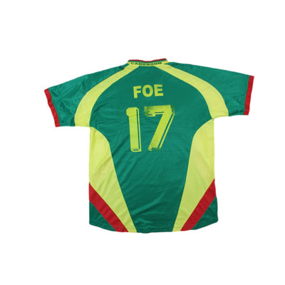 Maillot de football vintage domicile équipe du Cameroun N°17 FOE 2000-2001 - Puma - Cameroun