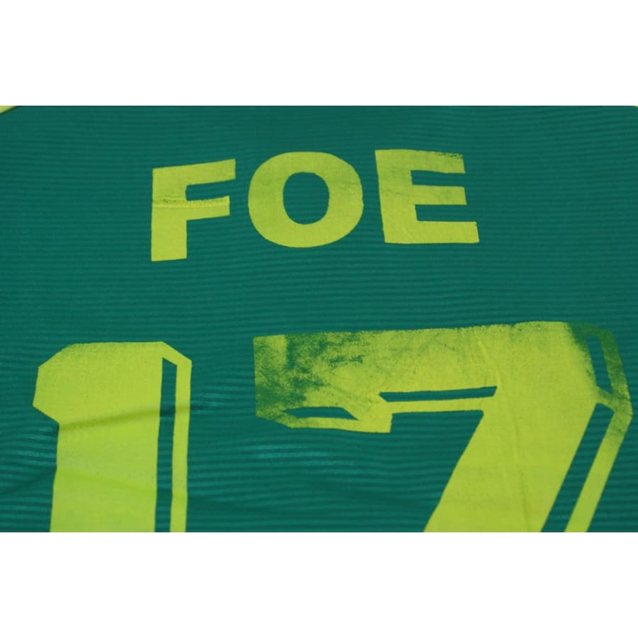 Maillot de football vintage domicile équipe du Cameroun N°17 FOE 2000-2001 - Puma - Cameroun