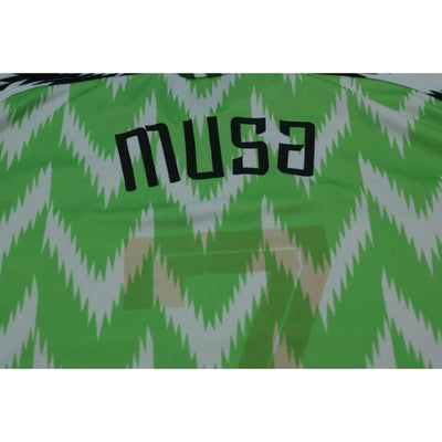 Maillot de football vintage domicile équipe du Nigéria N°7 MUSA 2018-2019 - Nike - Autres championnats