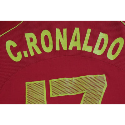 Maillot de football vintage domicile équipe du Portugal N°17 C.RONALDO 2004-2005 - Nike - Portugal