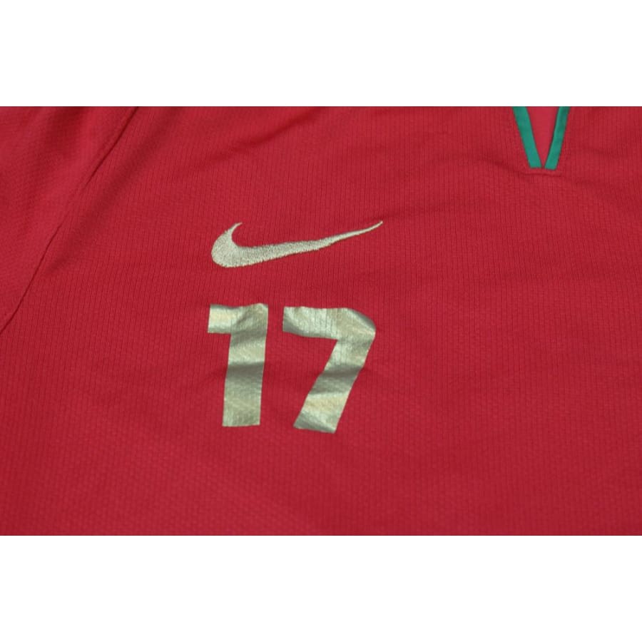 Maillot de football vintage domicile équipe du Portugal N°17 C.RONALDO 2008-2009 - Nike - Portugal