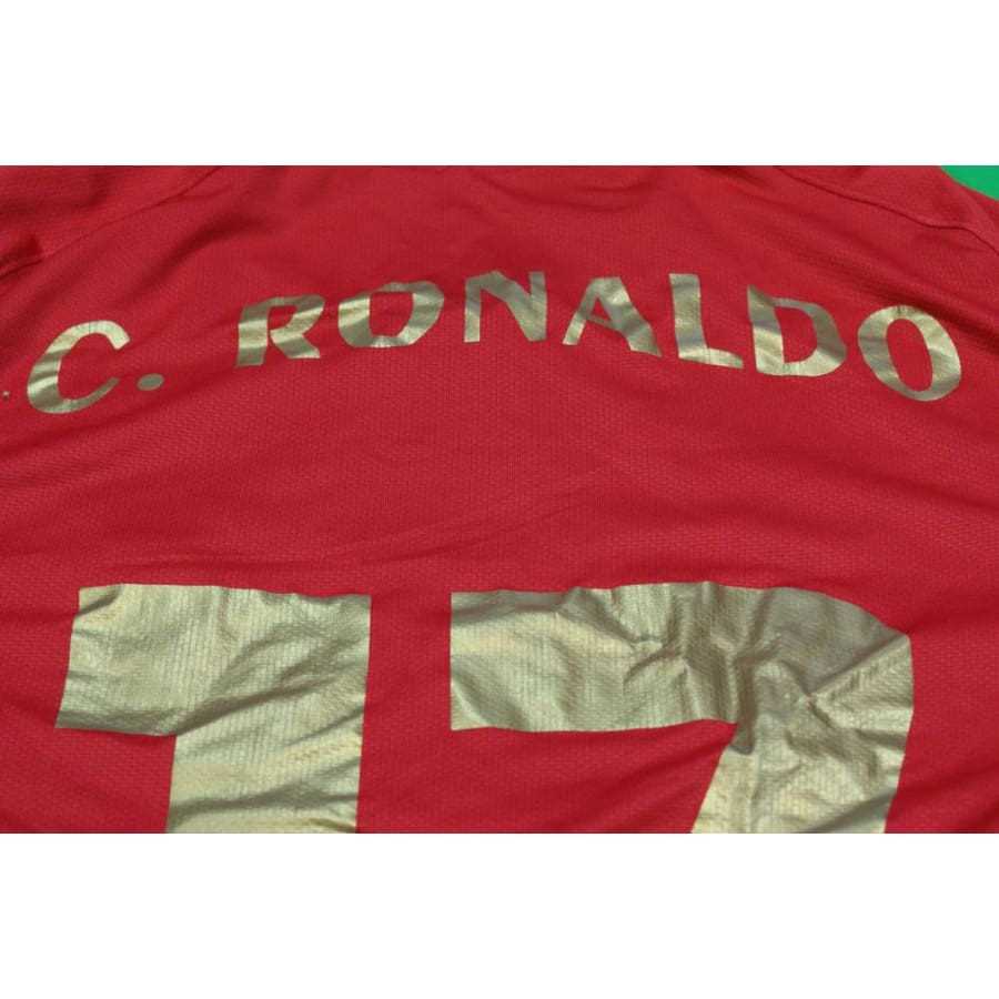 Maillot de football vintage domicile équipe du Portugal N°17 C.RONALDO 2008-2009 - Nike - Portugal
