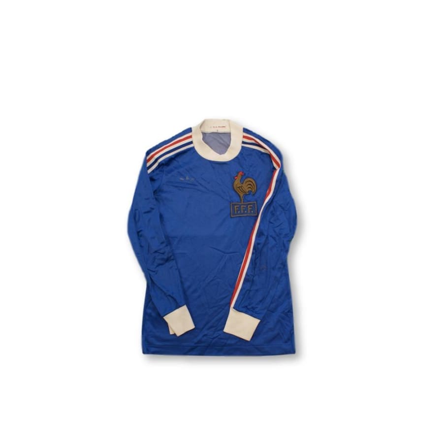 Maillot de football vintage domicile Equipe de France 1978-1979 - Adidas - Equipe de France