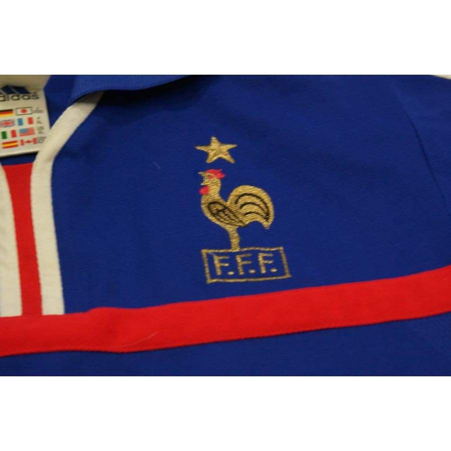 Maillot de football vintage domicile Equipe de France 2000-2001 - Adidas - Equipe de France