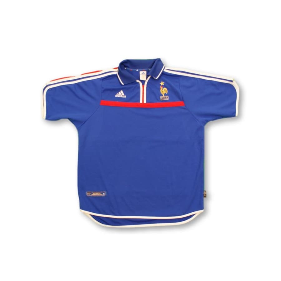 Maillot de football vintage domicile Equipe de France 2000-2001 - Adidas - Equipe de France