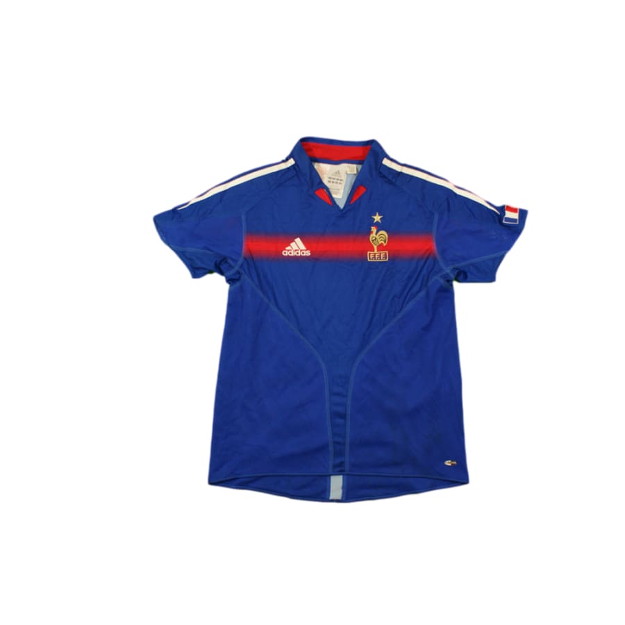 Maillot de football vintage domicile Equipe de France 2004-2005 - Adidas - Equipe de France