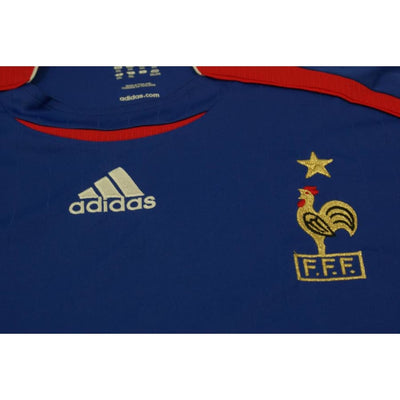 Maillot de football vintage domicile Equipe de France 2006-2007 - Adidas - Equipe de France