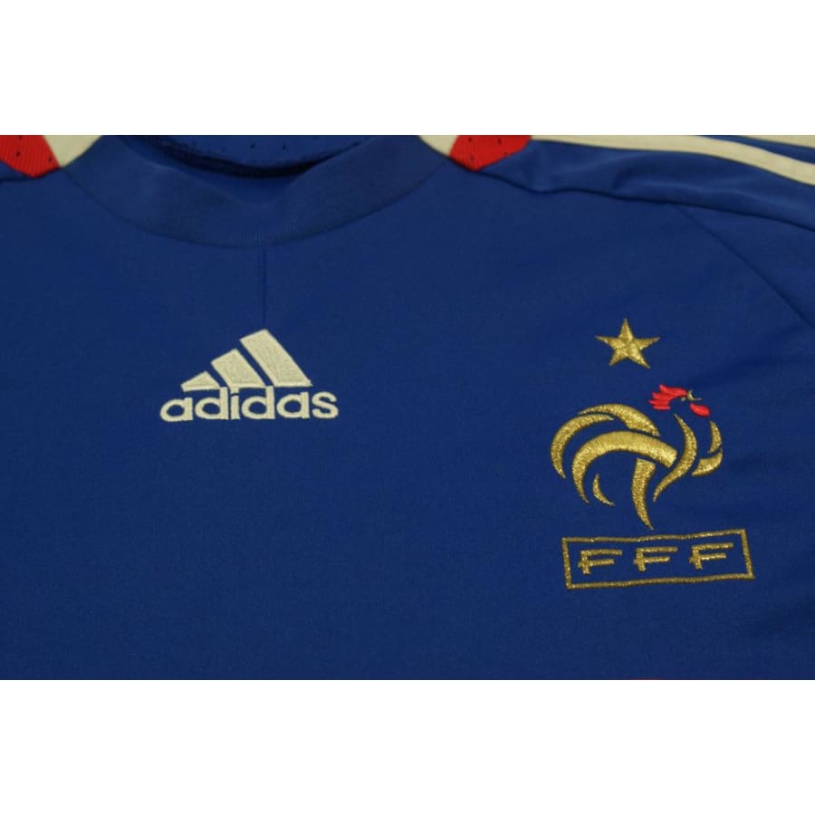 Maillot de football vintage domicile Equipe de France 2008-2009 - Adidas - Equipe de France