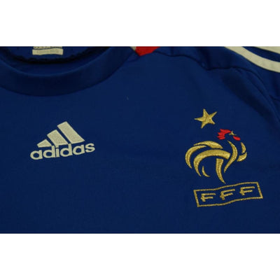 Maillot de football vintage domicile Equipe de France 2008-2009 - Adidas - Equipe de France