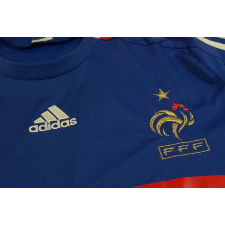 Maillot de football vintage domicile Equipe de France 2008-2009 - Adidas - Equipe de France