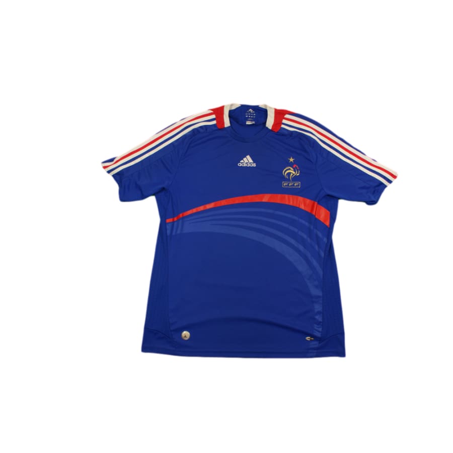 Maillot de football vintage domicile Equipe de France 2008-2009 - Adidas - Equipe de France